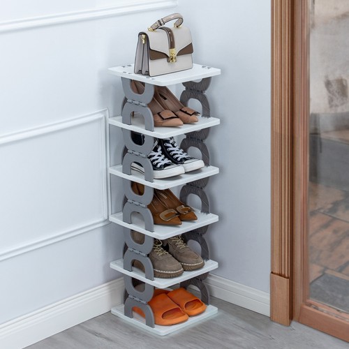 Tier grey shoe rack small - 6,