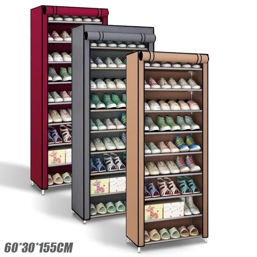 Tier shoe rack with - 9,
