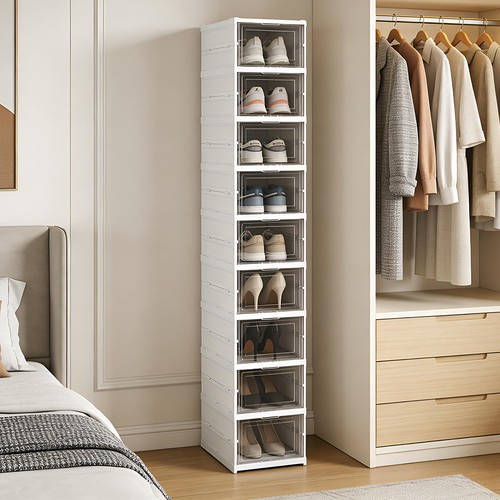 Tier stackable shoe box - stackable,