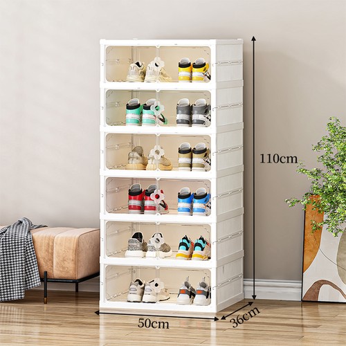 Tier collapsible shoe rack - collapsible,