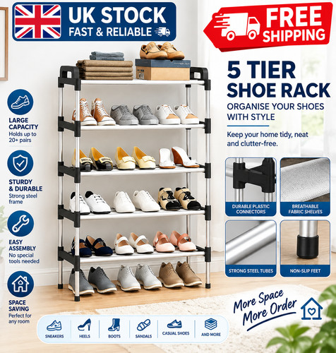 Tier shoe rack dustproof - 7-tier,