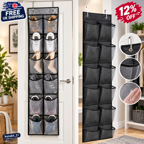 Pocket over the door shoe - over-the-door,