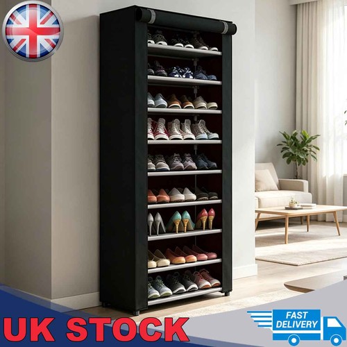 Tier fabric shoe - fabric, rack