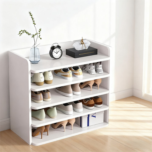 Tier white wooden hallway - wooden,