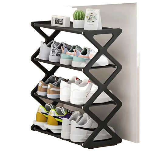 Tier shaped shoe rack - 4-tier,