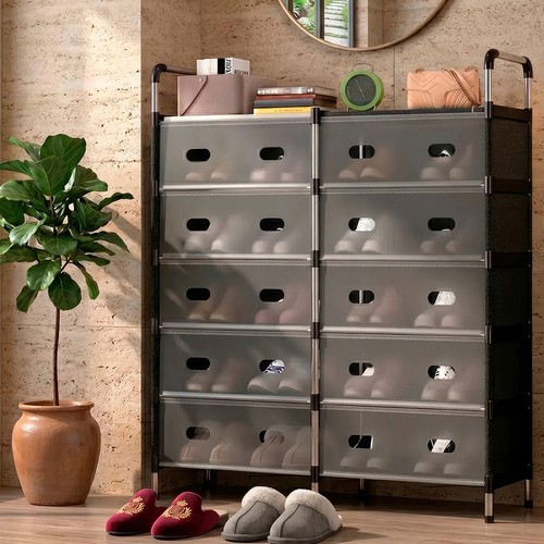 Dustproof shoe rack 7 tier - shoe, 5/6/7